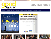 Tablet Screenshot of goodtheater.com